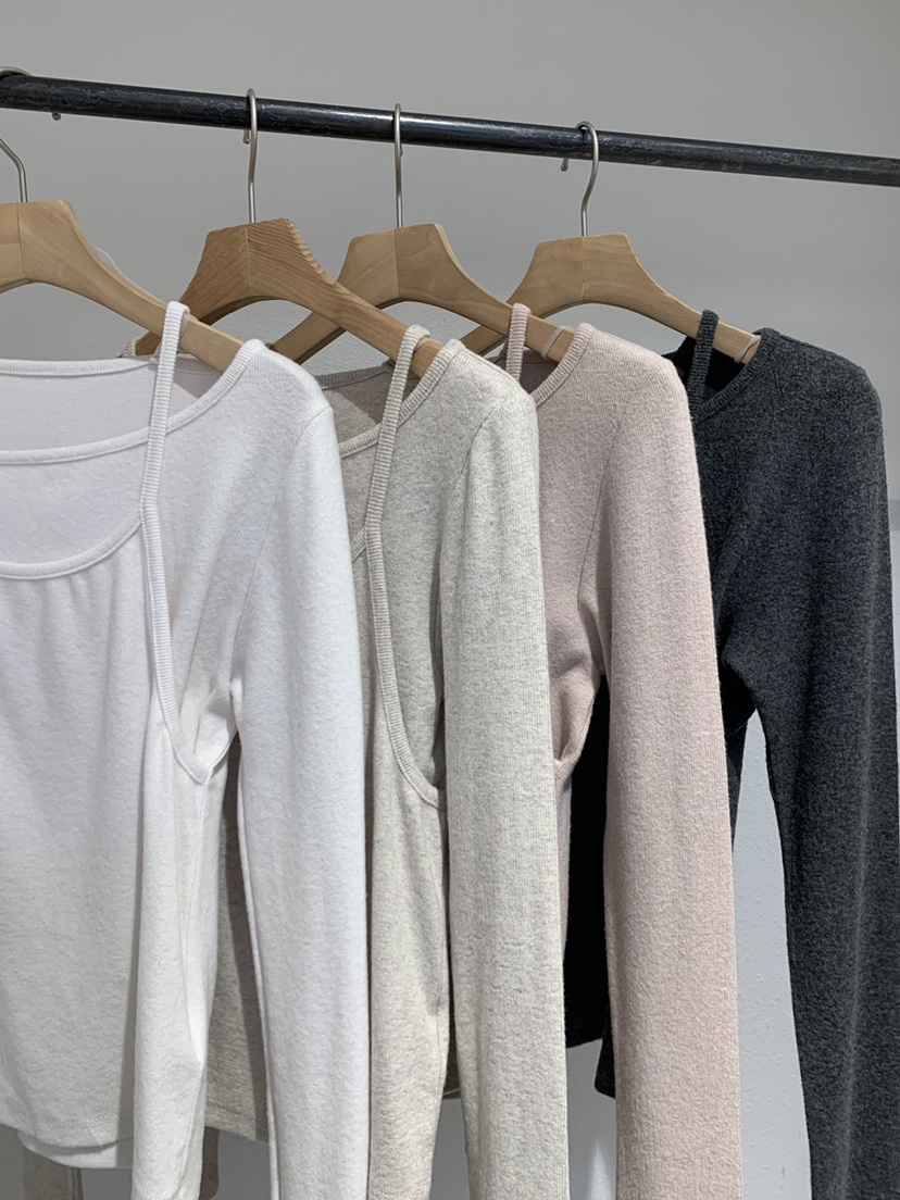 IR BIEN/BIENBIEN東大門㊣直郵女士新品推薦長袖T恤假兩件IR BIEN/BIENBIEN長袖T恤