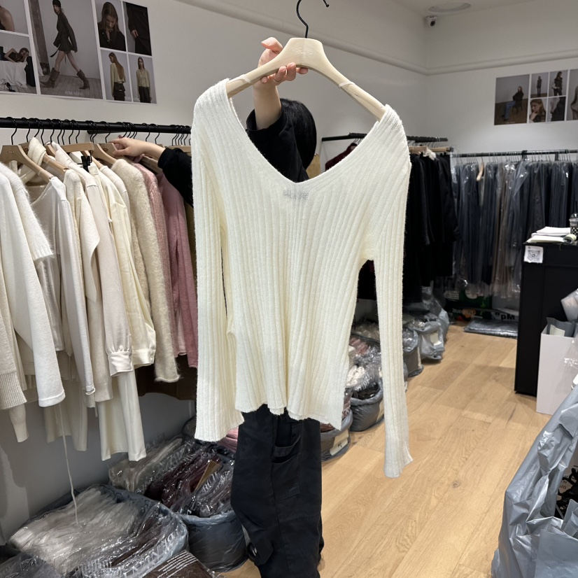 aube nunt韓國代購㊣女裝新款時尚人氣真品推薦職業針織衫aube nunt針織衫