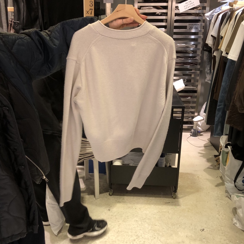 BANY ANCO東大門㊣實拍女裝新款熱賣推薦針織衫V領羊毛開衫BANY ANCO針織衫