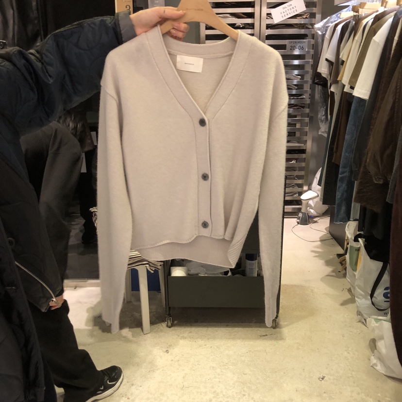 BANY ANCO東大門㊣實拍女裝新款熱賣推薦針織衫V領羊毛開衫BANY ANCO針織衫