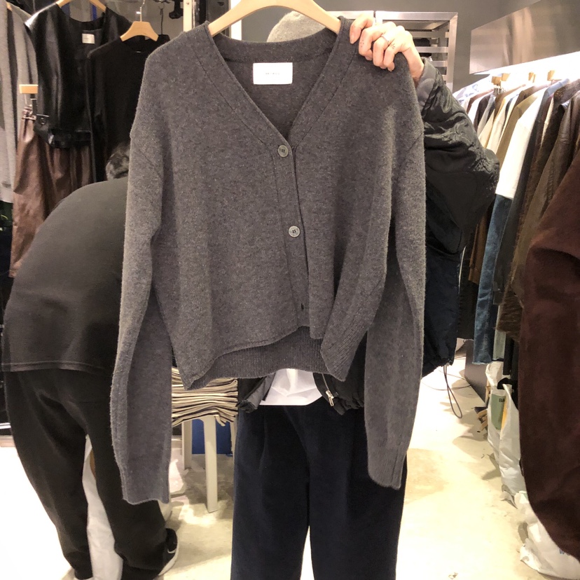 BANY ANCO東大門㊣實拍女裝新款熱賣推薦針織衫V領羊毛開衫BANY ANCO針織衫圖色2