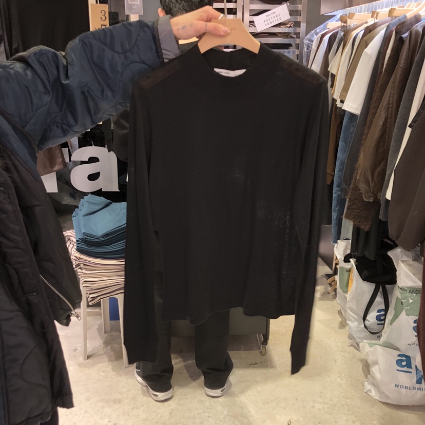 BANY ANCO東大門㊣代購女裝新品休閑熱賣25秋冬長袖T恤羊絨高領BANY ANCO長袖T恤圖色4