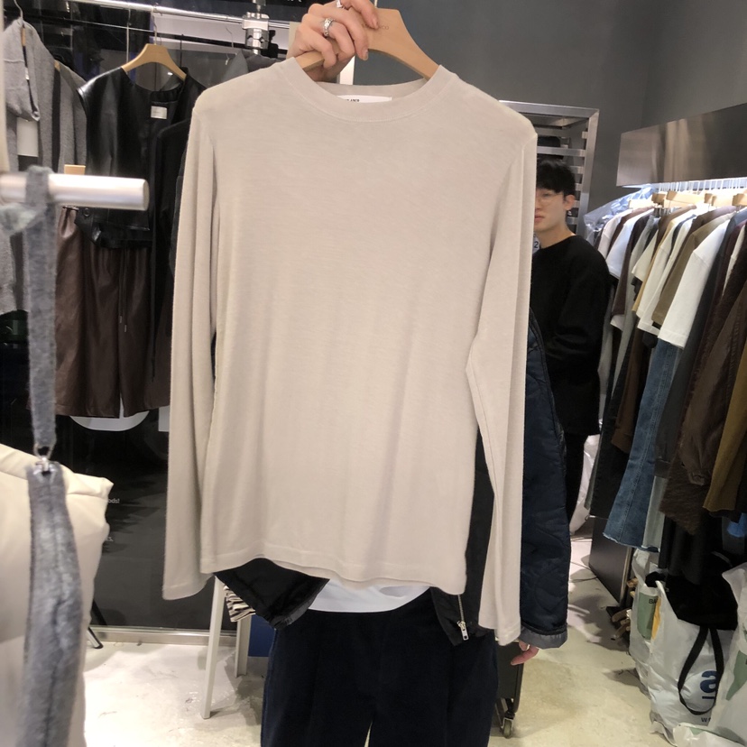 BANY ANCO東大門㊣實拍女裝新款休閑時尚熱賣推薦長袖T恤天絲BANY ANCO長袖T恤圖色3