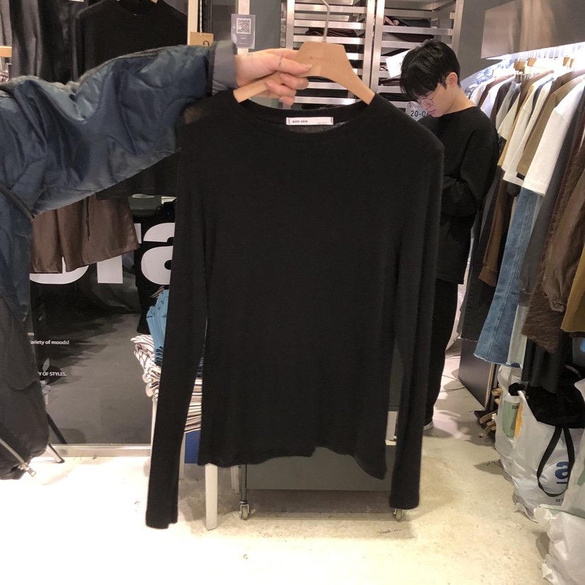 BANY ANCO東大門㊣實拍女裝新款休閑時尚熱賣推薦長袖T恤天絲BANY ANCO長袖T恤圖色4