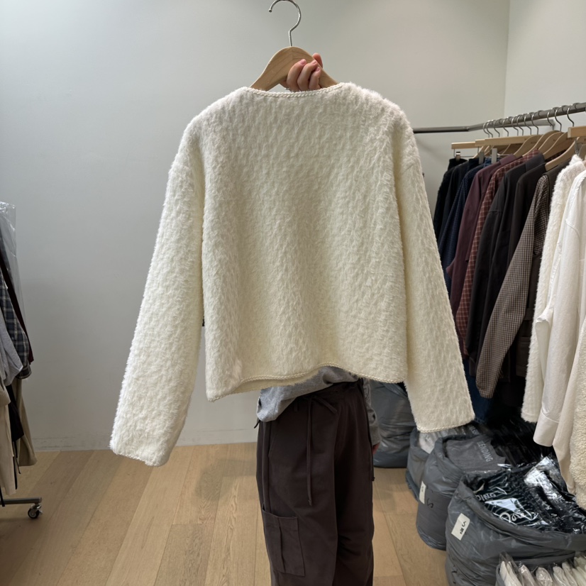 BLENDING-p東大門㊣實拍女士新品時尚熱賣25秋冬推薦夾克開衫BLENDING-p夾克