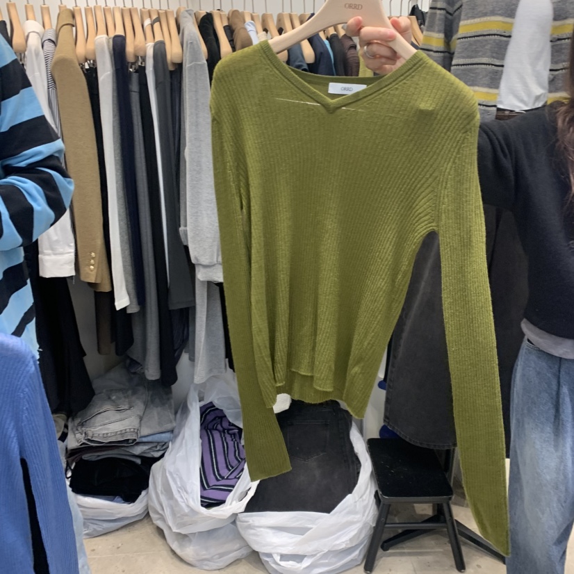 ORRD韓國直郵㊣女士新款25秋冬時尚真品人氣推薦熱賣針織衫ORRD針織衫圖色2