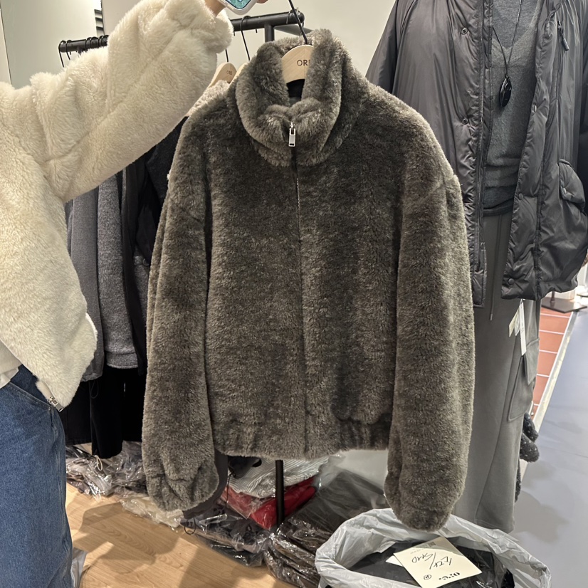 ORE-P東大門㊣實拍女士新款職業推薦人氣時尚熱賣25秋冬夾克ORE夾克圖色2