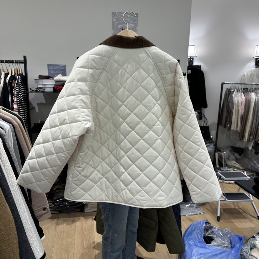 M.G.N東大門㊣直郵女裝新款時尚25秋冬推薦真品短款棉服填充MAGNET短款棉服