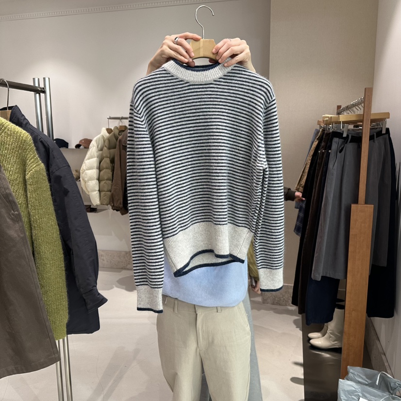 ANDMORE BUTTON東大門㊣直郵女裝新款職業人氣休閑時尚針織衫ANDMORE BUTTON針織衫