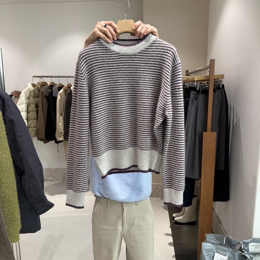 ANDMORE BUTTON東大門㊣直郵女裝新款職業人氣休閑時尚針織衫ANDMORE BUTTON針織衫圖色2
