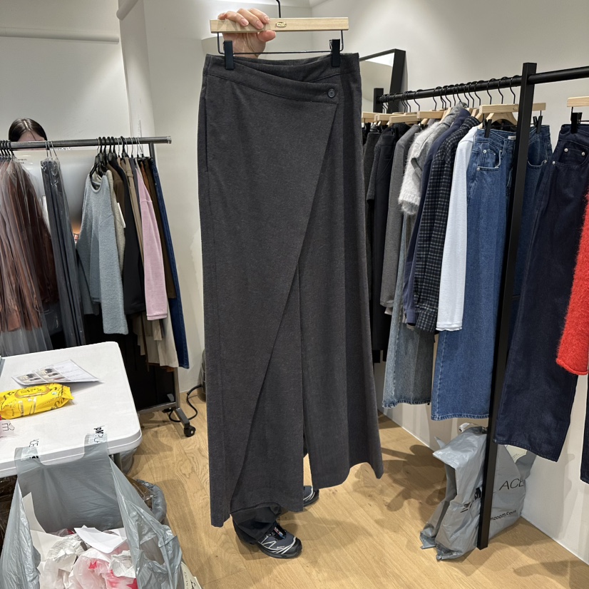 aube nunt東大門㊣直郵女裝新款真品時尚推薦職業25秋冬休閑褲aube nunt休閑褲圖色2