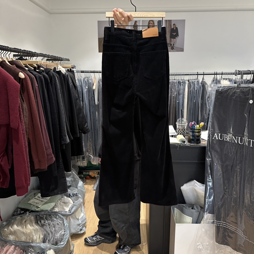 aube nunt東大門㊣實拍女裝新款熱賣人氣職業25秋冬休閑褲aube nunt休閑褲