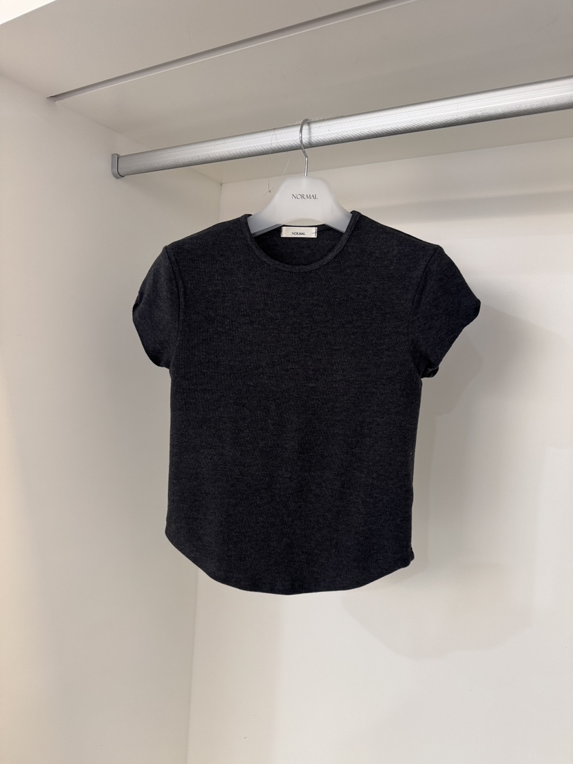 NORMAL韓國代購㊣女士新款休閑人氣真品時尚熱賣25秋冬職業T恤NORMALT恤圖色2