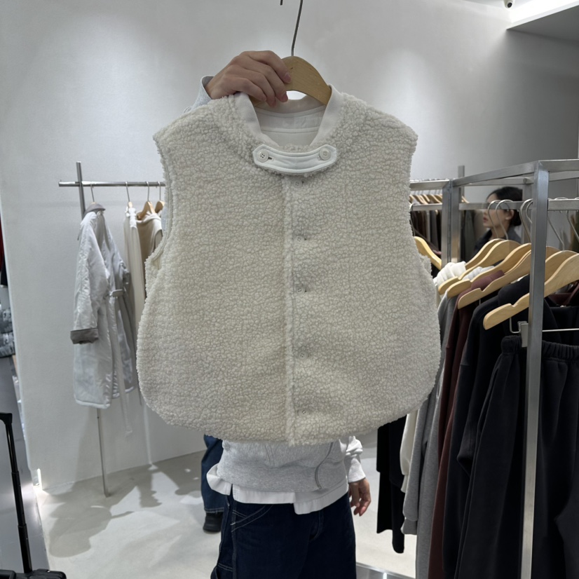 OVU東大門㊣直郵女士新款時尚25秋冬職業休閑馬甲兩面穿填充OVU馬甲