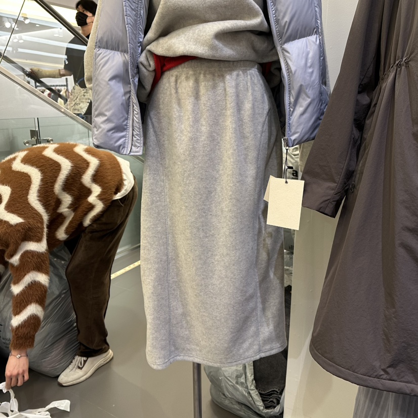 FURE東大門㊣代購女士新款25秋冬人氣真品時尚熱賣長裙羊毛FURE長裙