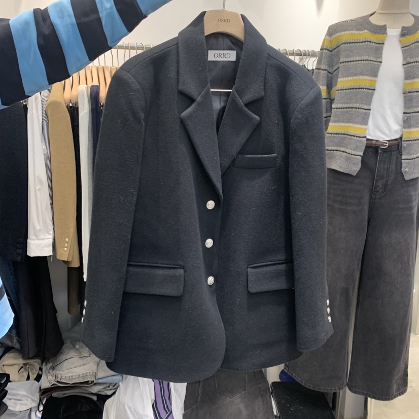 ORRD韓國代購㊣女士新款休閑熱賣人氣真品職業時尚25秋冬夾克ORRD夾克圖色2