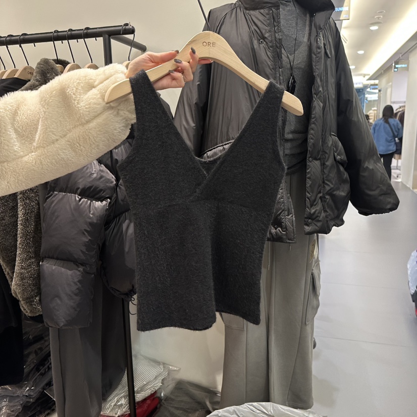 ORE-P韓國代購㊣女士新品人氣休閑25秋冬吊帶背心不含內搭ORE吊帶/背心圖色4