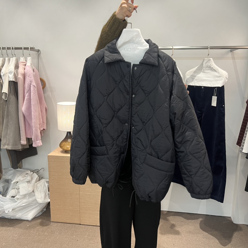 SIHO ARCHIVE韓國直郵㊣女士新品推薦25秋冬短款棉服絎縫棉SIHO ARCHIVE短款棉服圖色2