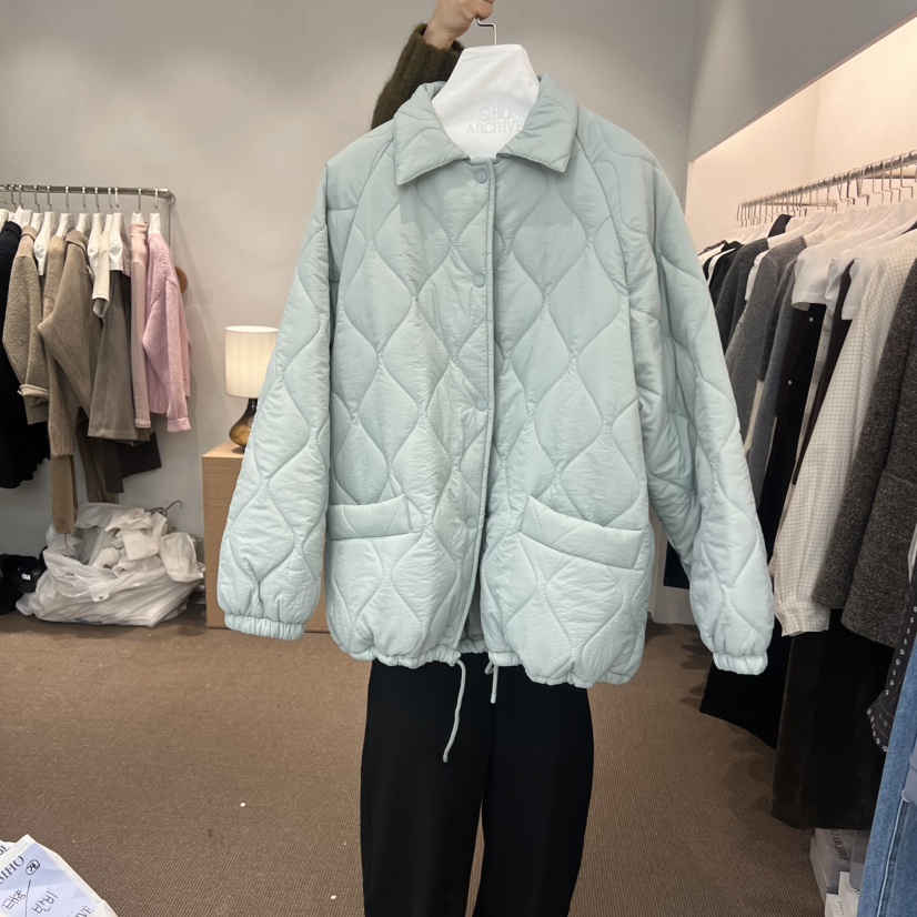 SIHO ARCHIVE韓國直郵㊣女士新品推薦25秋冬短款棉服絎縫棉SIHO ARCHIVE短款棉服圖色3