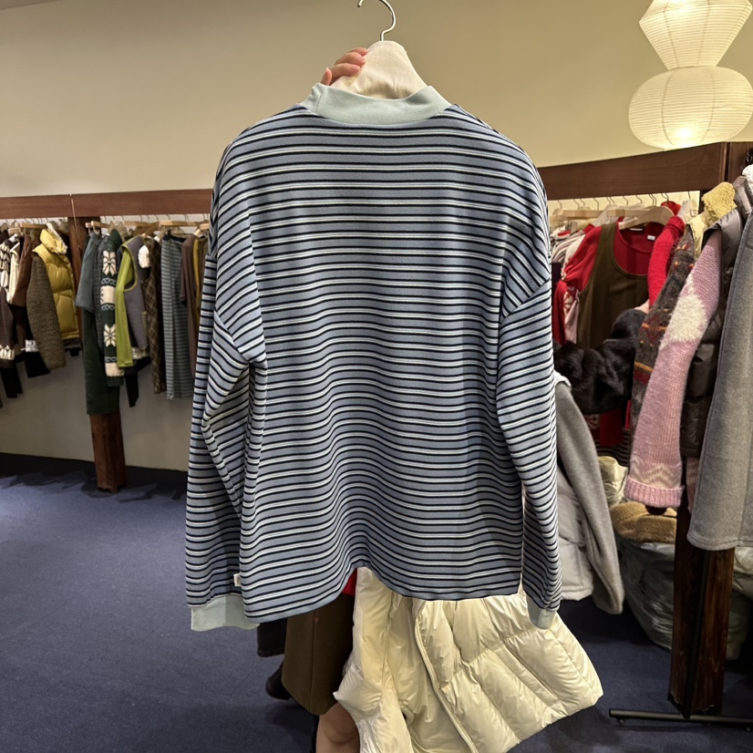 FURE東大門㊣代購女裝新款人氣真品推薦休閑25秋冬熱賣長袖T恤FURE長袖T恤