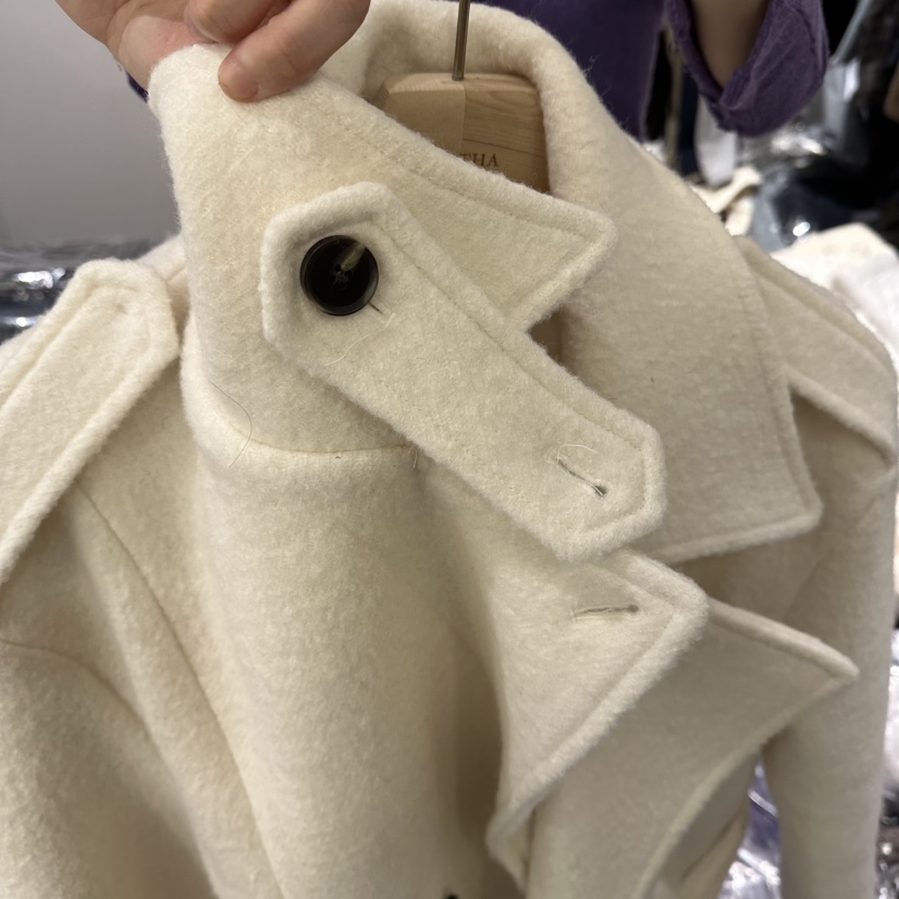 BERTHA東大門㊣直郵女裝新品熱賣真品推薦25秋冬夾克含腰帶BERTHA夾克