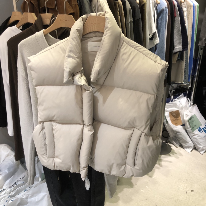 BANY ANCO韓國直郵㊣女士新款時尚職業推薦真品熱賣馬甲鴨絨BANY ANCO馬甲圖色2