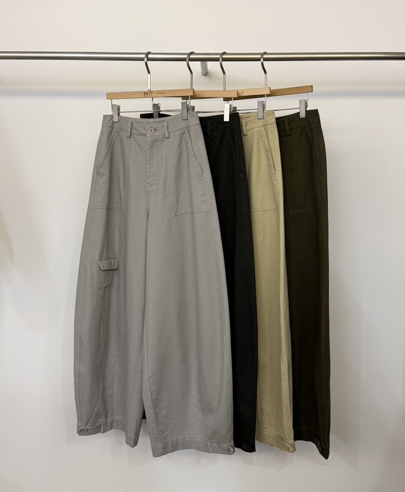 TWENTY FOUR SEVEN24-7東大門㊣實拍女裝新款休閑休閑褲口袋TEWNTY FOUR SEVEN24-7休閑褲