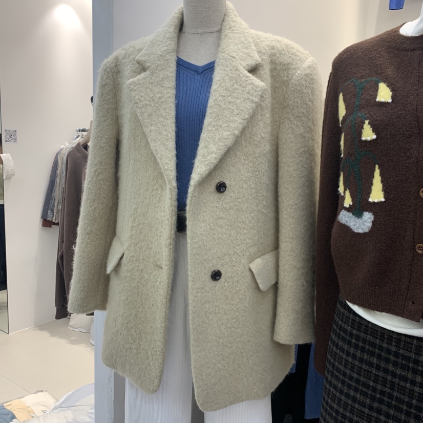 ORRD韓國直郵㊣女士新品熱賣25秋冬職業推薦時尚人氣夾克羊毛ORRD夾克