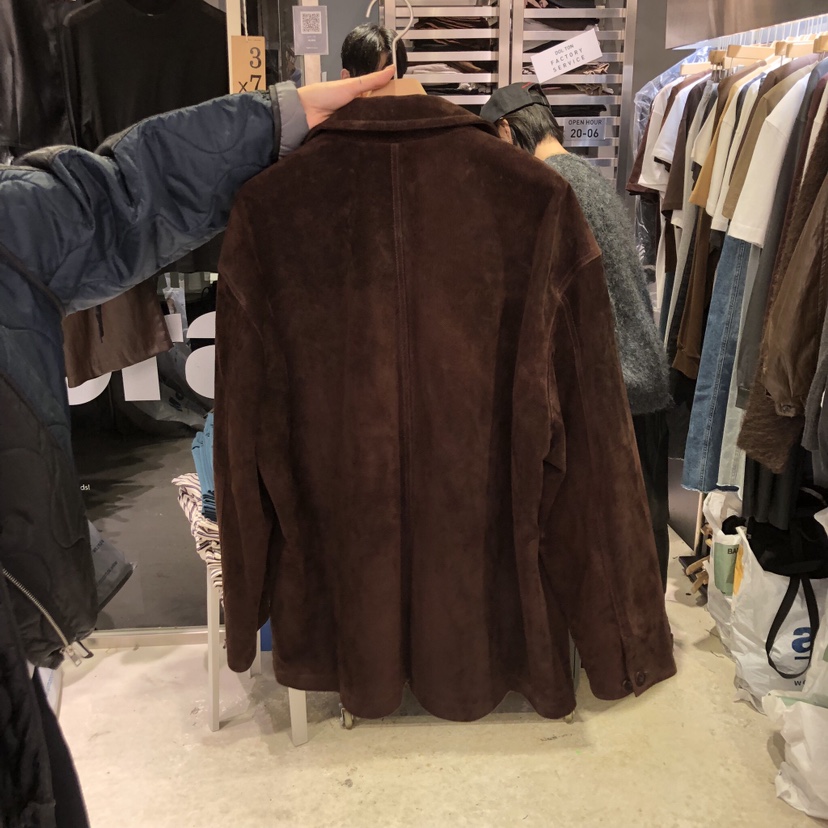 BANY ANCO韓國直郵㊣女士新品職業真品熱賣人氣夾克真麂皮BANY ANCO夾克