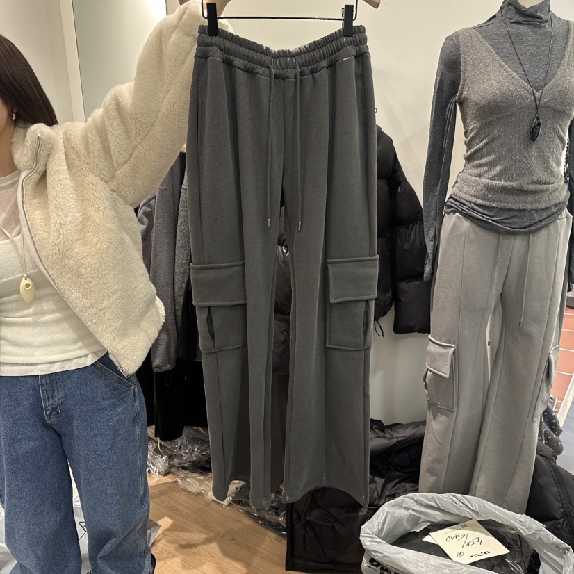 ORE-P東大門㊣直郵女士新品職業真品時尚推薦休閑休閑褲加絨ORE休閑褲圖色2