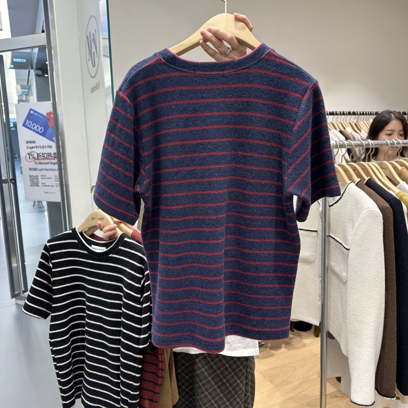 M.G.N東大門㊣直郵女裝新款休閑真品熱賣時尚職業人氣T恤MAGNETT恤