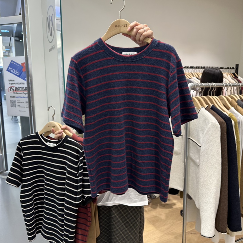 M.G.N東大門㊣直郵女裝新款休閑真品熱賣時尚職業人氣T恤MAGNETT恤圖色4