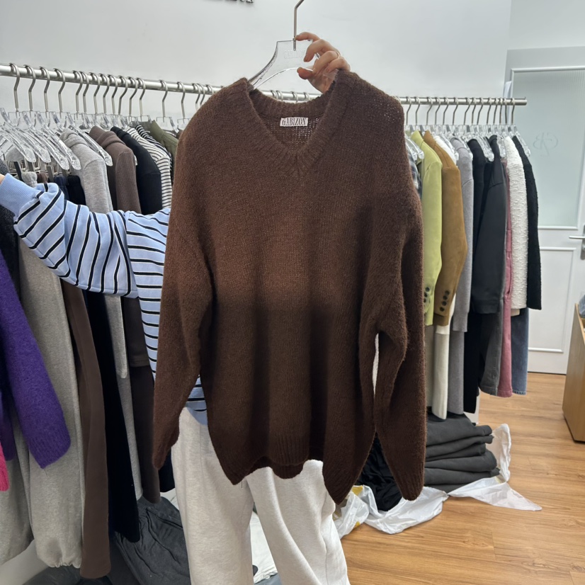 GABIZON東大門㊣實拍女士新款時尚25秋冬職業熱賣休閑針織衫GABIZON針織衫圖色2