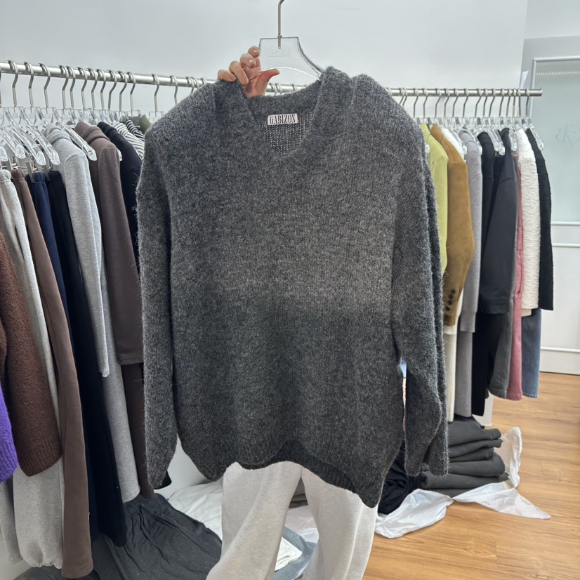 GABIZON東大門㊣實拍女士新款時尚25秋冬職業熱賣休閑針織衫GABIZON針織衫圖色3