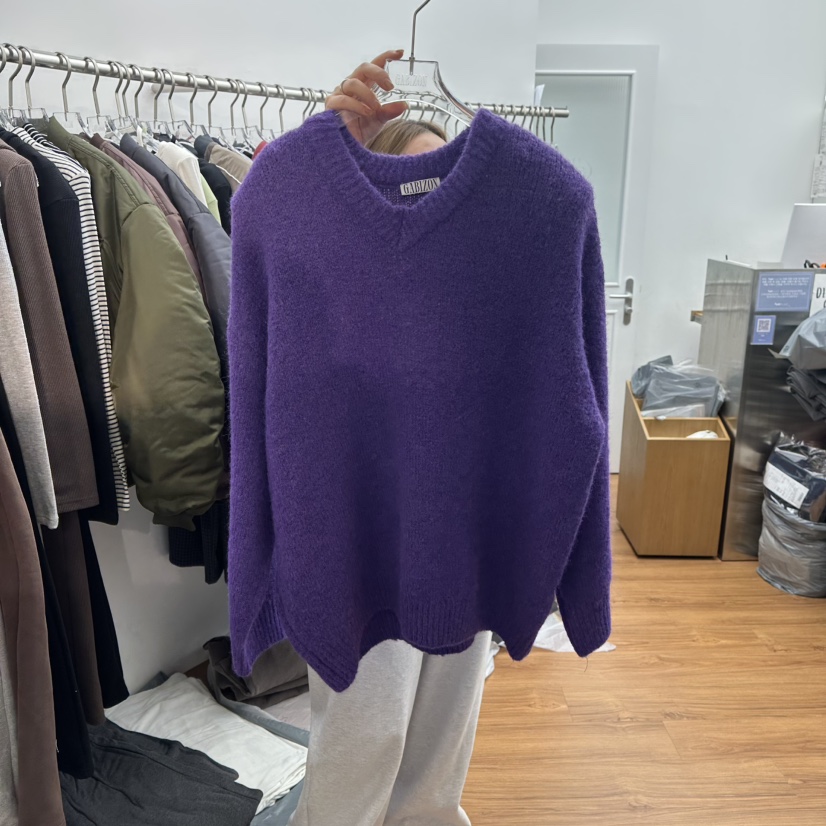 GABIZON東大門㊣實拍女士新款時尚25秋冬職業熱賣休閑針織衫GABIZON針織衫圖色4