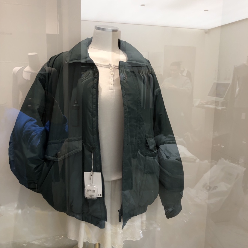 GABRIELLE韓國代購㊣女裝新品推薦職業熱賣真品短款羽絨服絨GABRIELLE短款羽絨服圖色2