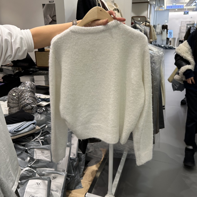 M.G.N韓國直郵㊣女裝新款時尚熱賣25秋冬真品休閑針織衫開衫MAGNET針織衫