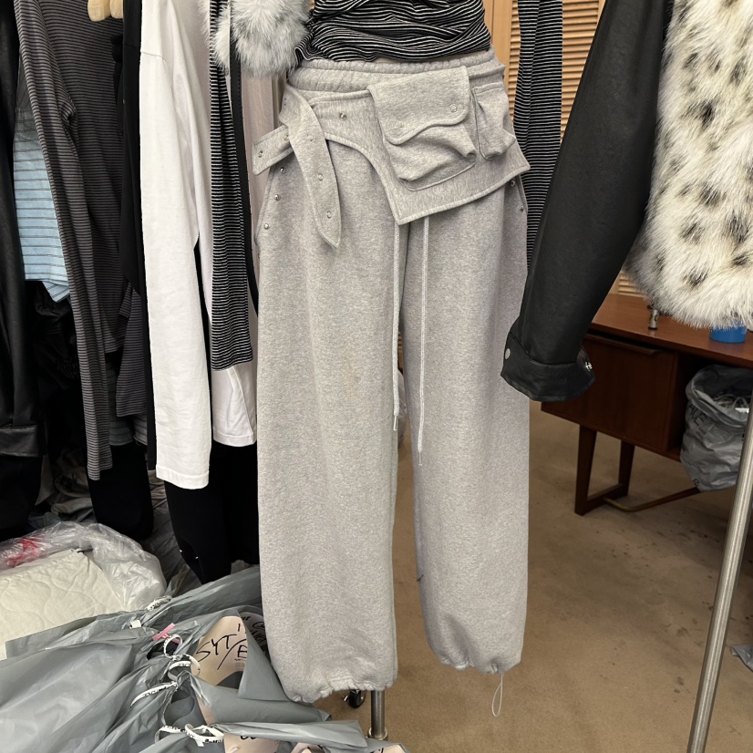 NUT東大門㊣代購女裝新款熱賣職業真品25秋冬休閑褲不含腰包NUT休閑褲