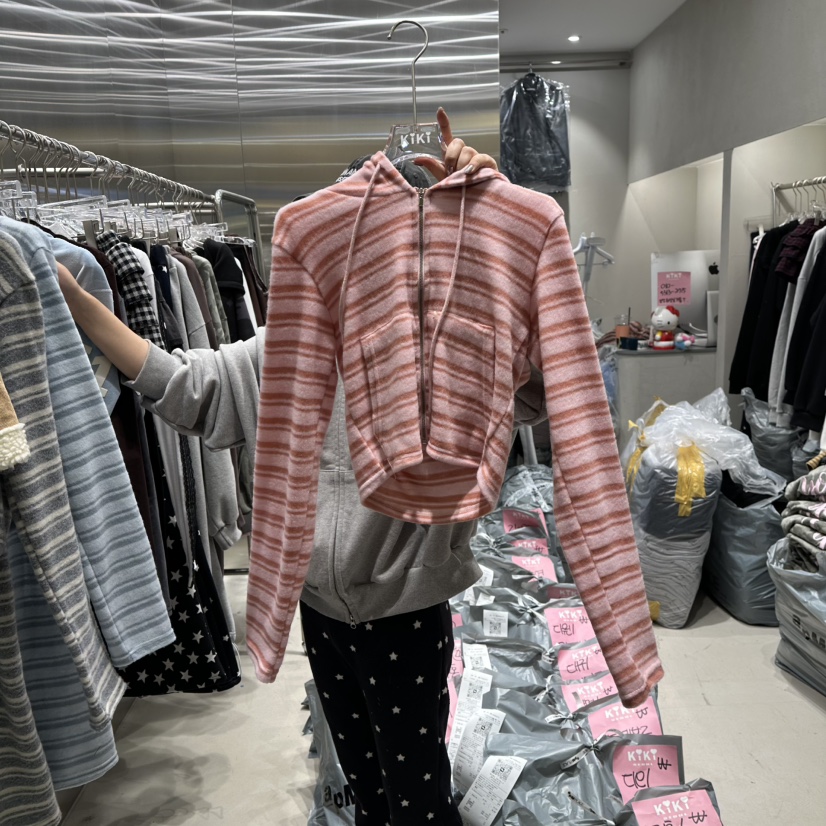 KIKI東大門㊣代購女士新品休閑25秋冬熱賣人氣推薦時尚夾克KIKI夾克