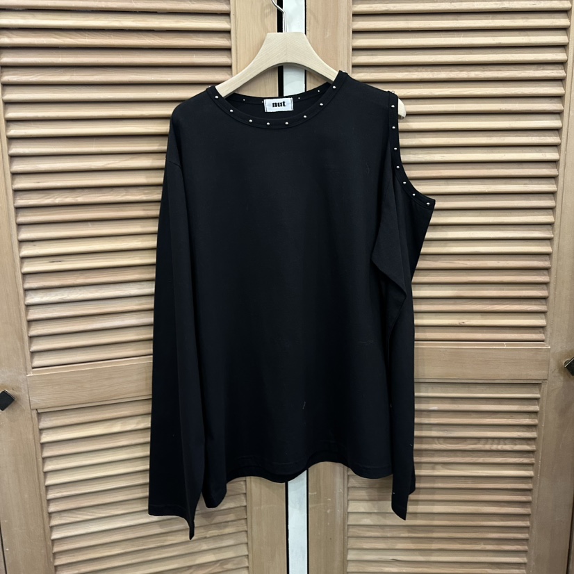 NUT東大門㊣實拍女士新品職業真品休閑推薦時尚25秋冬長袖T恤NUT長袖T恤圖色2