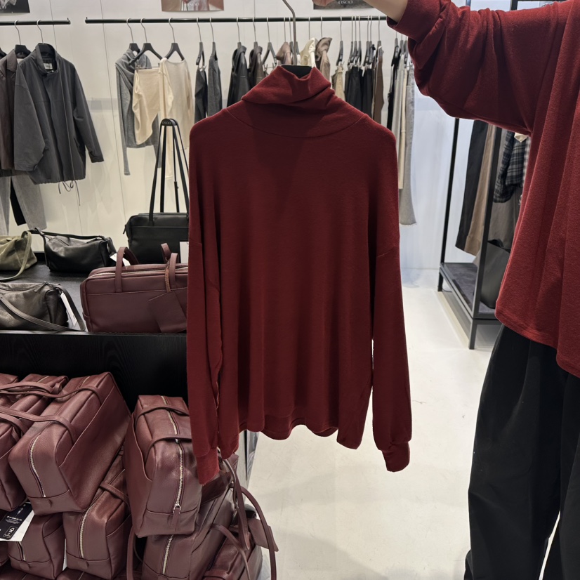 OSOO韓國直郵㊣女士新品熱賣真品人氣休閑推薦25秋冬長袖T恤OSOO長袖T恤圖色3