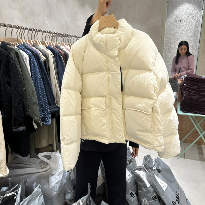 DELI JENNY韓國直郵㊣女士新款時尚推薦職業休閑短款羽絨服DELI JENNY短款羽絨服圖色2