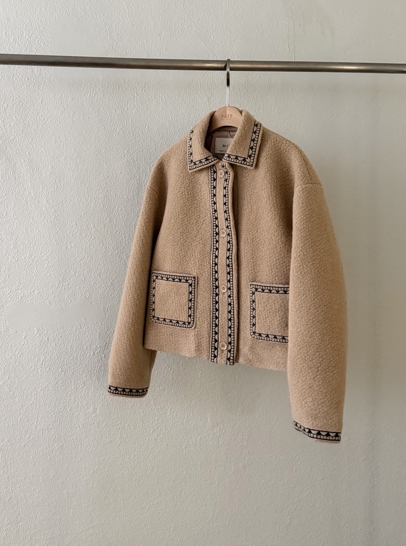 TWENTY FOUR SEVEN24-7東大門㊣實拍女裝新品熱賣職業夾克TEWNTY FOUR SEVEN24-7夾克圖色3