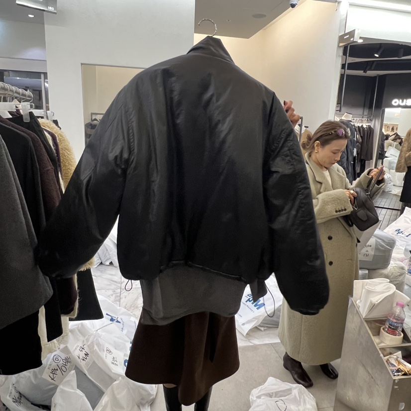 PORTS MOSS韓國直郵㊣女士新款職業推薦真品25秋冬短款棉服棉PORTS MOSS短款棉服