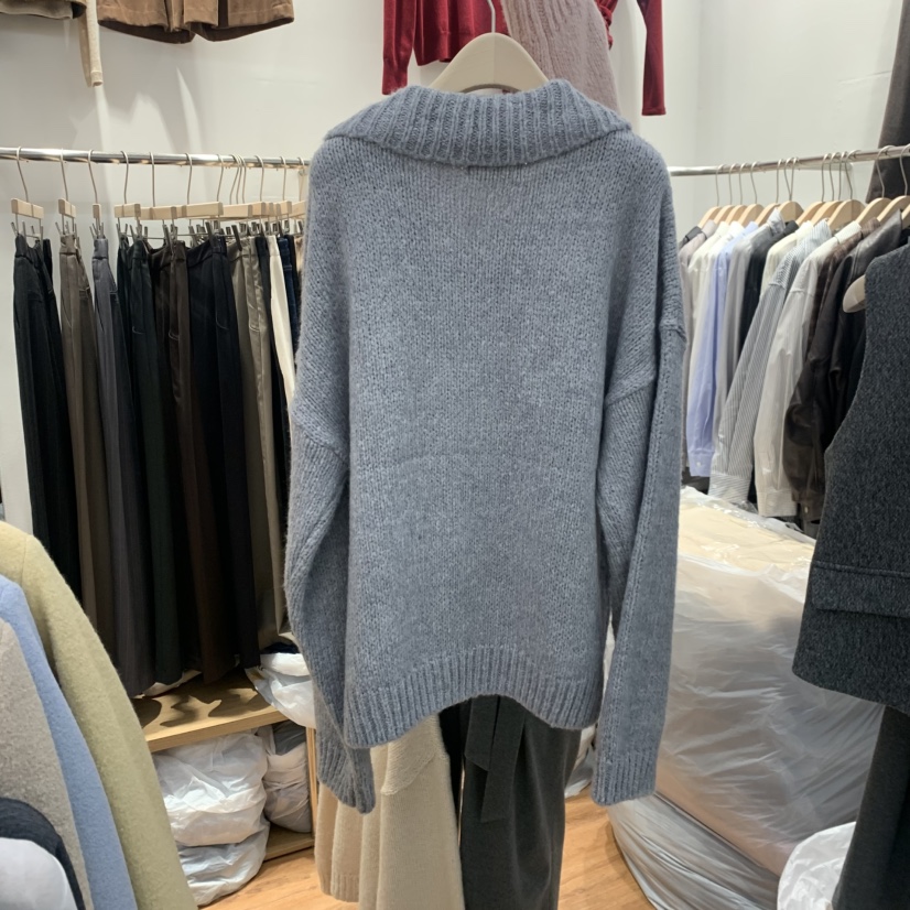 MADEMOISELL東大門㊣實拍女裝新款職業真品推薦休閑針織衫羊駝MADEMOISELL針織衫