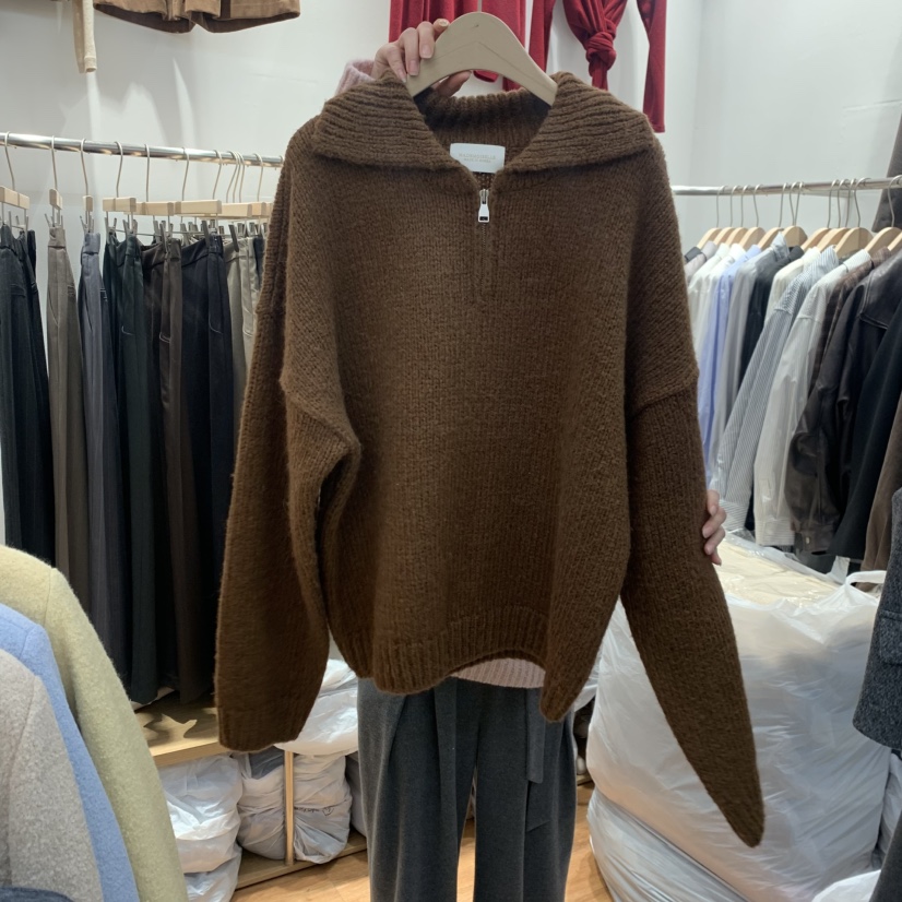 MADEMOISELL東大門㊣實拍女裝新款職業真品推薦休閑針織衫羊駝MADEMOISELL針織衫