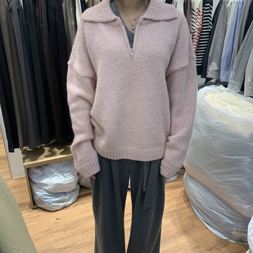 MADEMOISELL東大門㊣實拍女裝新款職業真品推薦休閑針織衫羊駝MADEMOISELL針織衫圖色4