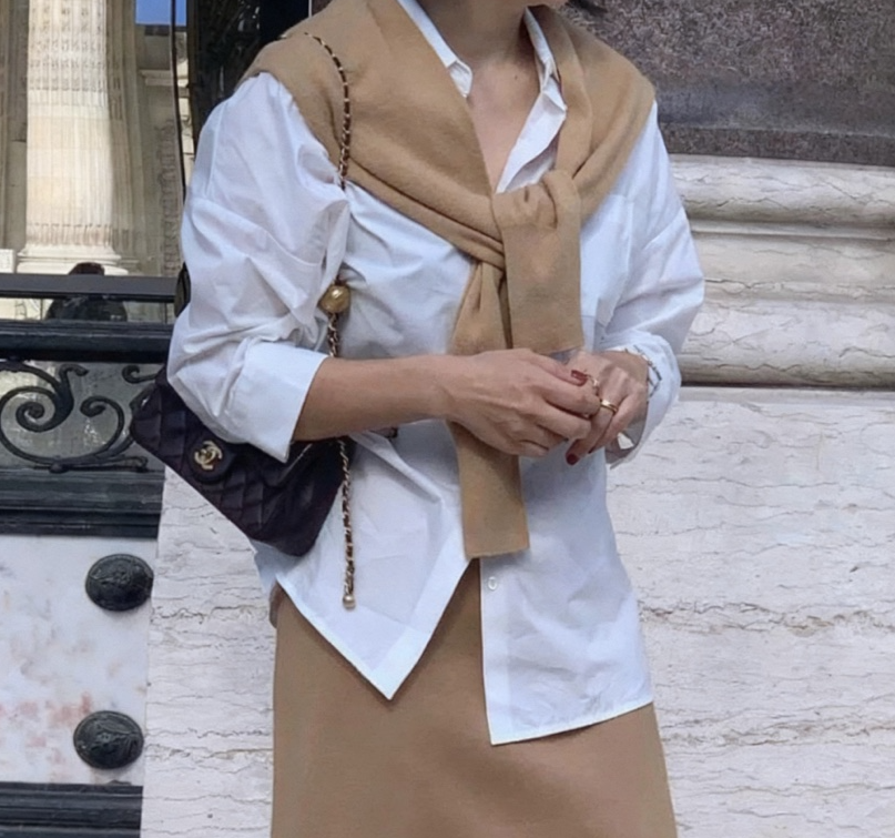 PRIVIE韓國直郵㊣女裝新品休閑熱賣襯衫蕾絲衫不含圍巾刺繡PRIVIE襯衫/蕾絲衫