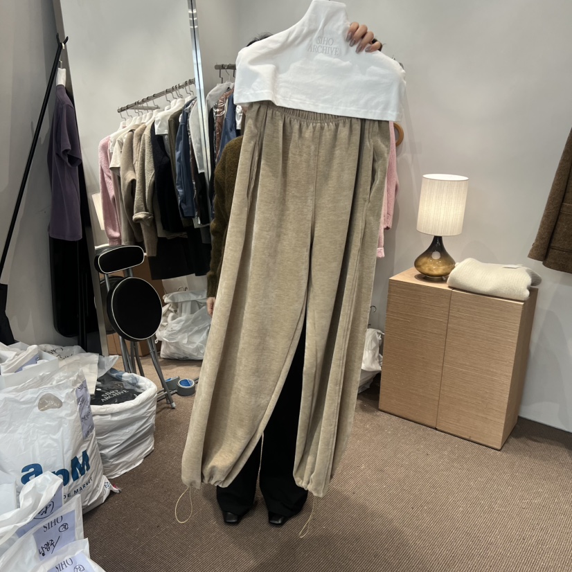 SIHO ARCHIVE東大門㊣代購女裝新款推薦熱賣時尚人氣休閑褲SIHO ARCHIVE休閑褲圖色4