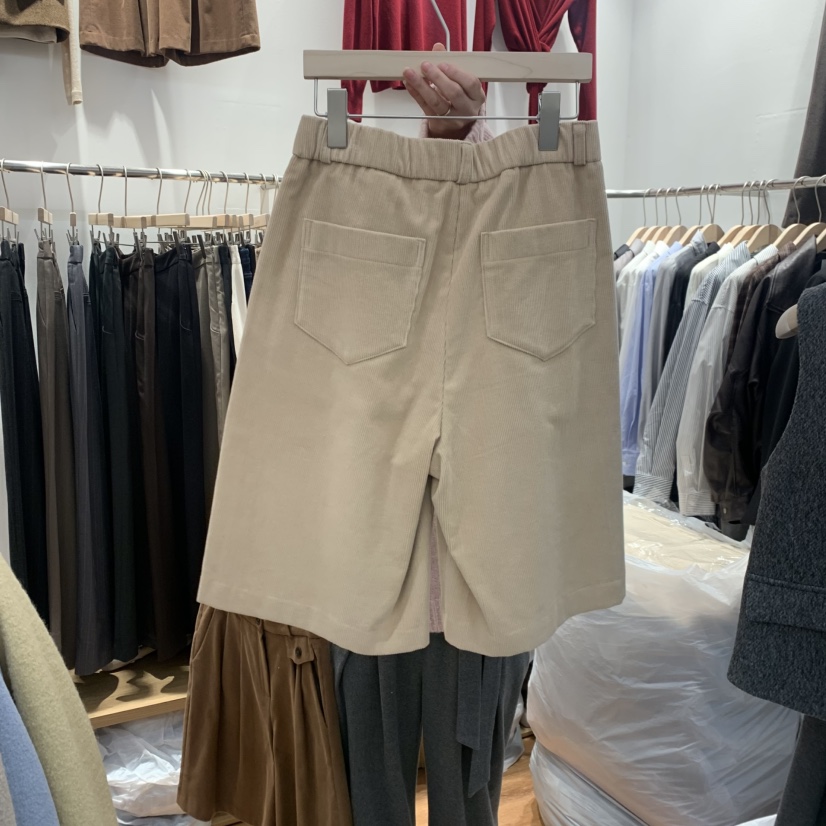 MADEMOISELL韓國代購㊣女裝新款休閑25秋冬真品職業熱賣短褲MADEMOISELL短褲